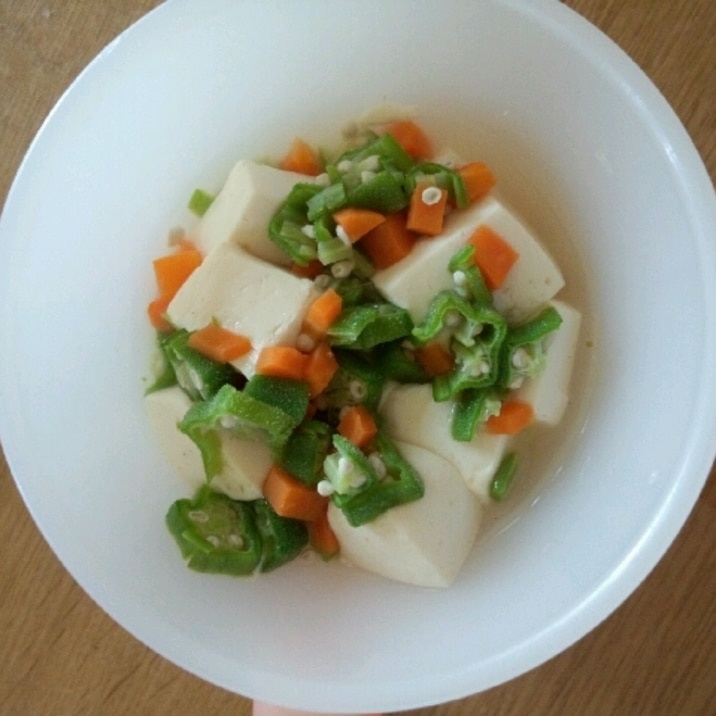 離乳食 後期 おくらの豆腐あんかけ レシピ 作り方 By Koko0730 楽天レシピ 離乳食 後期 おくらの豆腐あんかけ レシピ 作り方 By Koko0730 楽天レシピ
